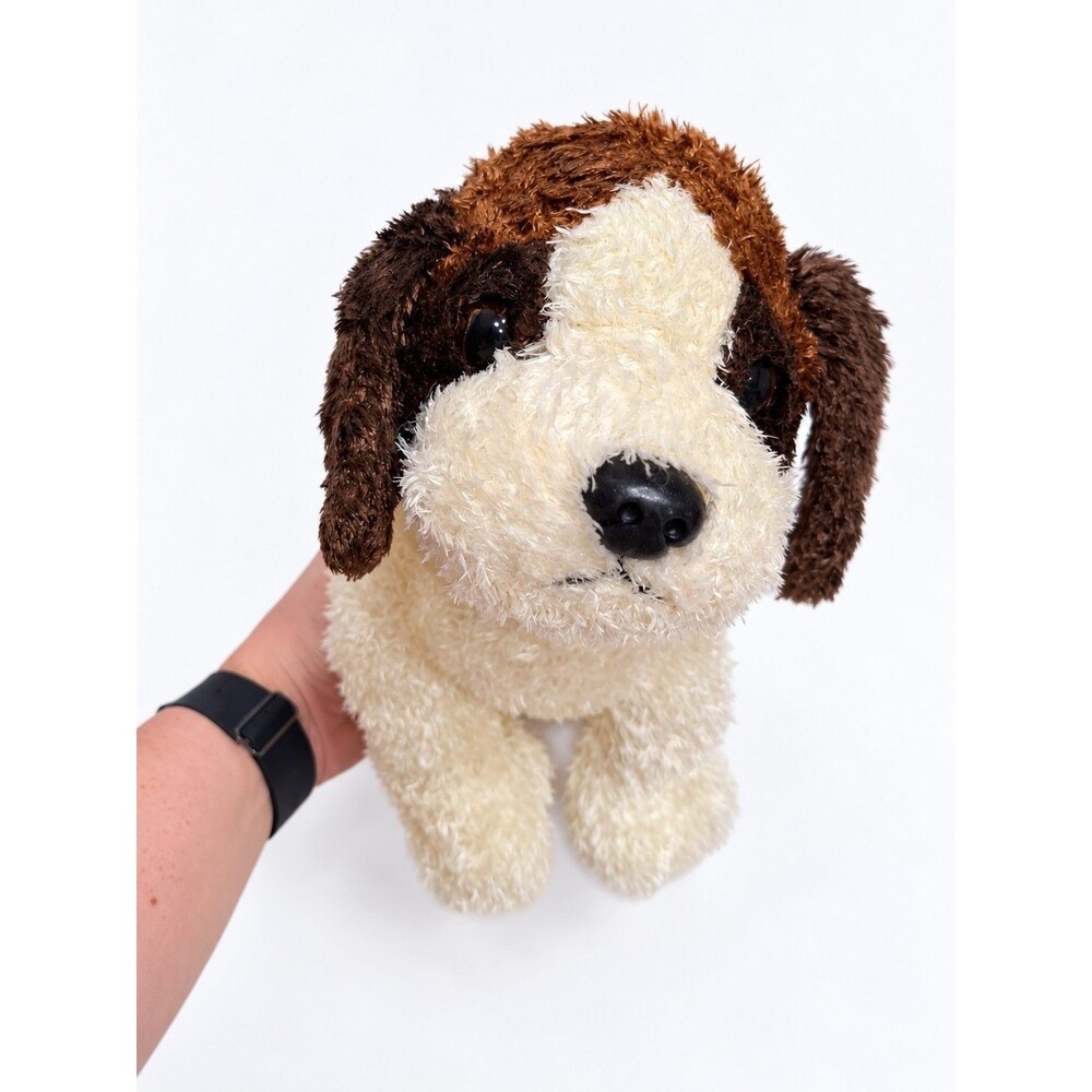 VTG Ty Classic Rescue St Bernard Puppy Dog Beanie Plush Soft Toy 2000 TySilk 13"
